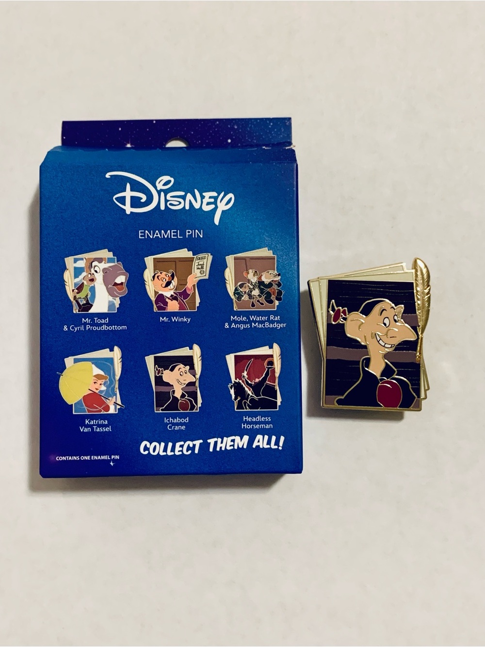 Disney Ichabod Crane Enamel Pin